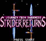 Strider Returns: Journey from Darkness