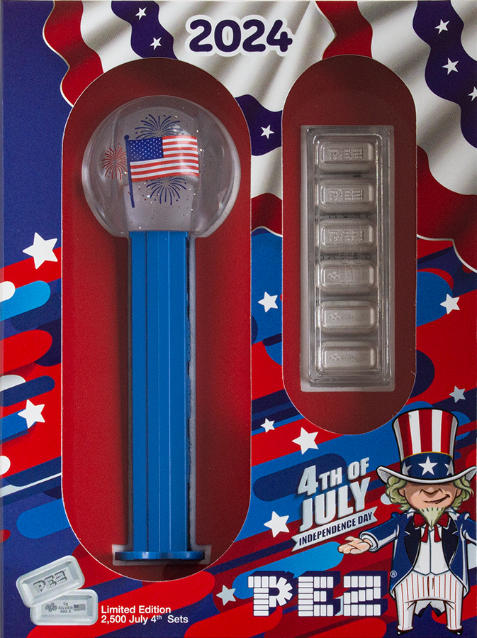 2024 PEZ® 4th of July Silver Gift Set