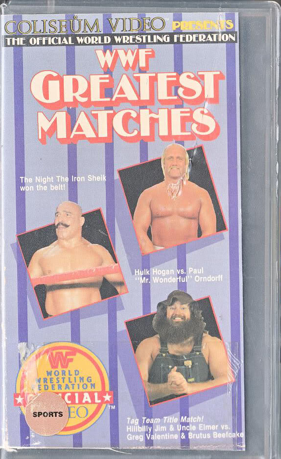 WWF Greatest Matches [VHS]