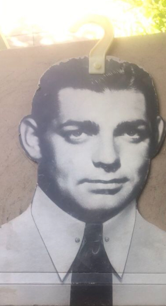 1960s Henderson Hoggard Clark Gable Face Hanger