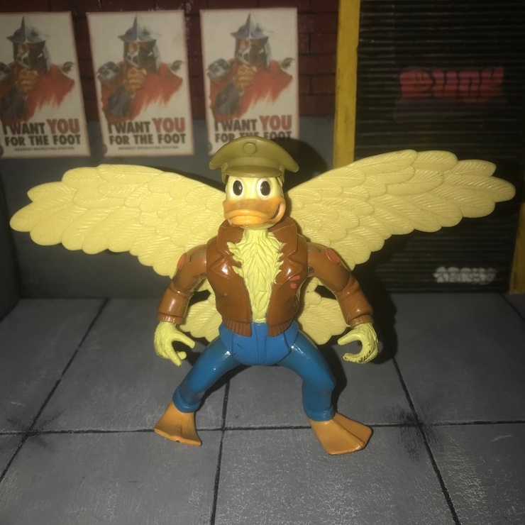 1989 TMNT Ace Duck Action Figure
