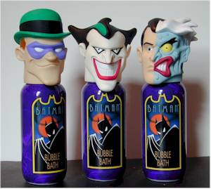 Batman: The Animated Series Bubble Bath Bottles