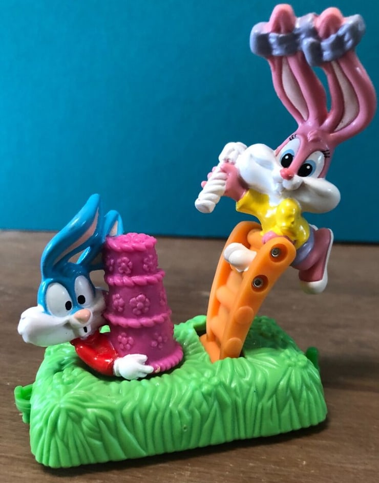 McDonald's Happy Birthday Train Buster & Babs Bunny with Cake
