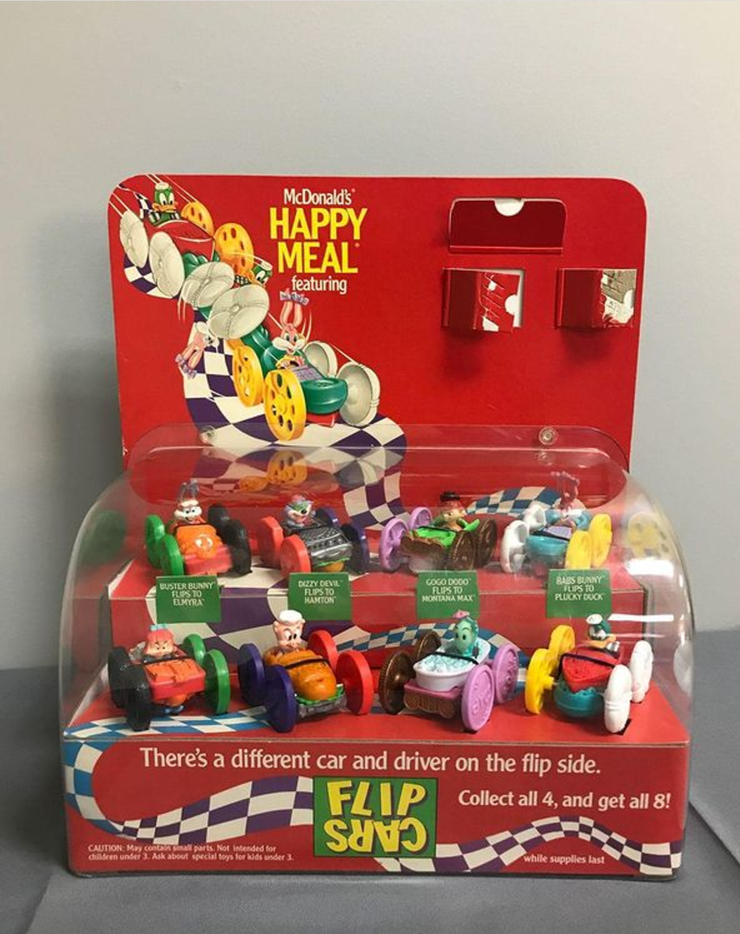 McDonald’s Happy Meal Toys 1990 – Tiny Toon Adventures Flip Cars