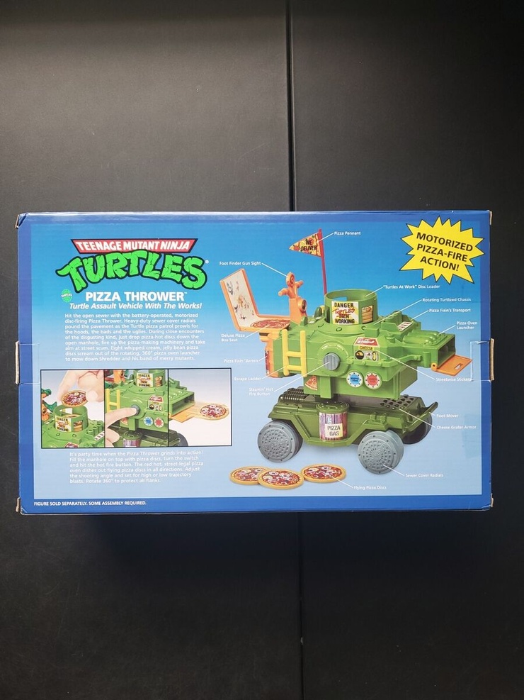 TMNT Pizza Thrower 40th Anniversary Reissue