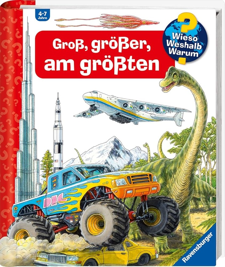 Wieso? Weshalb? Warum? - Riesenbuch: Groß, größer, am größten