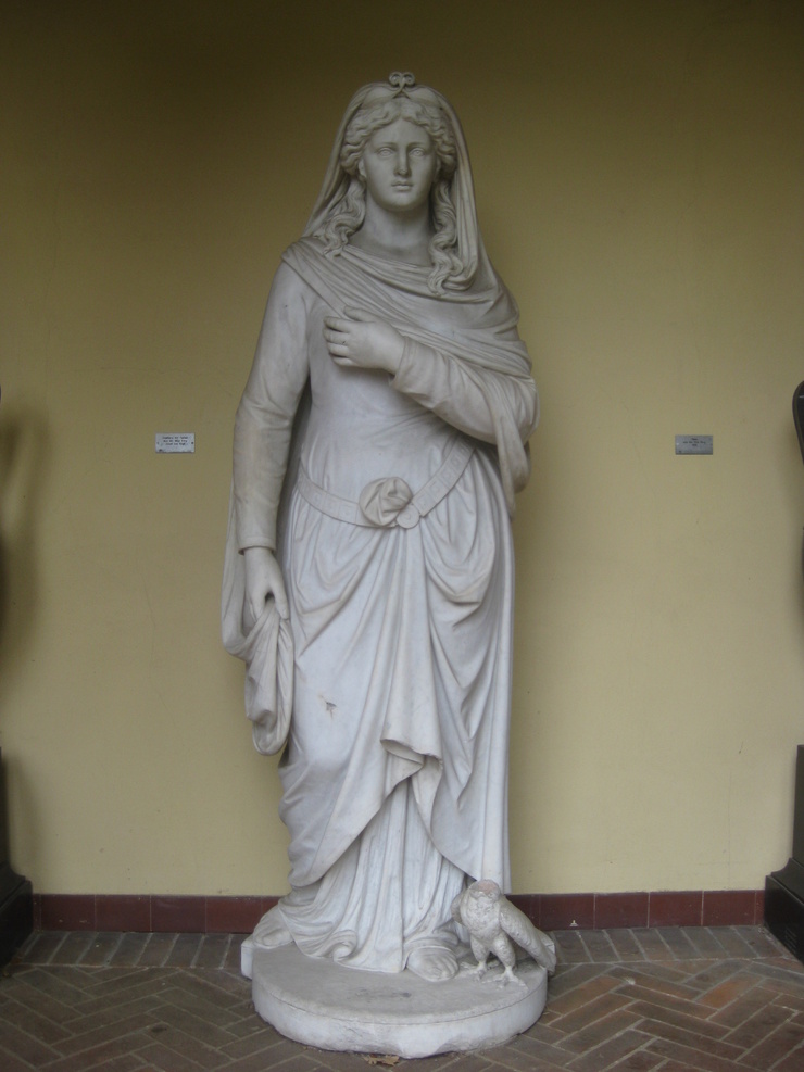 Ingeborg with the Falcon by Joseph von Kopf Ingeborg with the Falcon by Joseph von Kopf