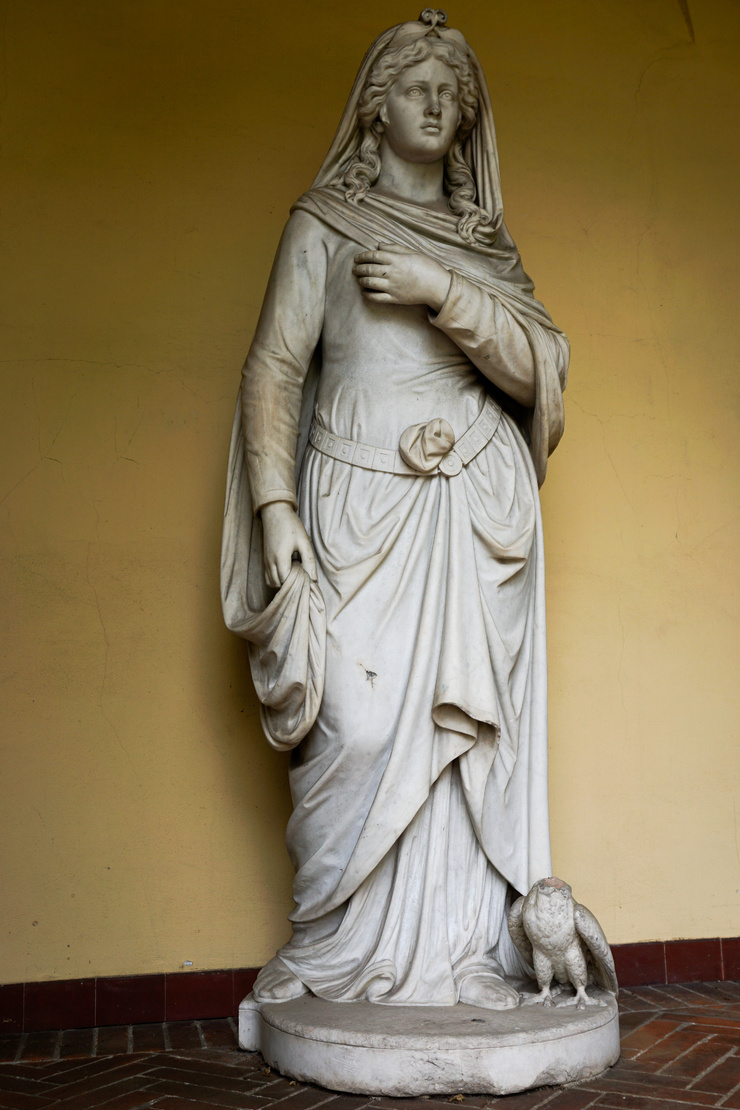 Ingeborg with the Falcon by Joseph von Kopf