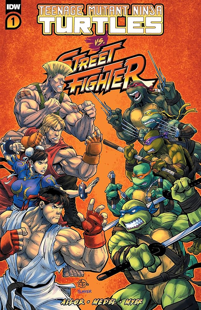 Teenage Mutant Ninja Turtles Vs. Street Fighter #1