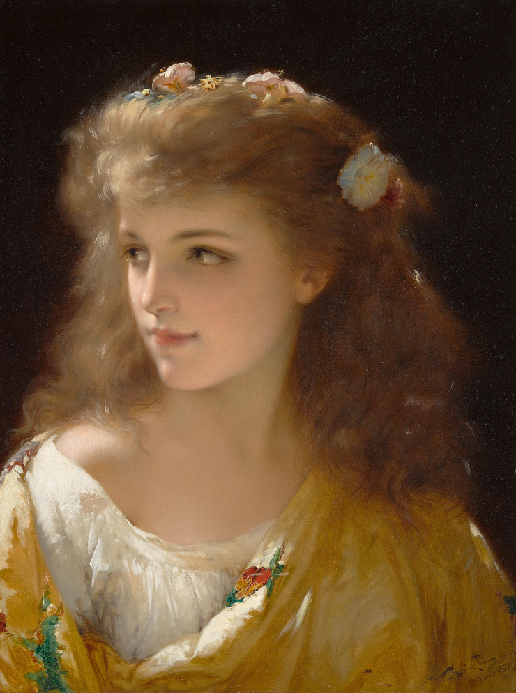Portrait of a Young Woman, 1880 Portrait of a Young Woman, 1880