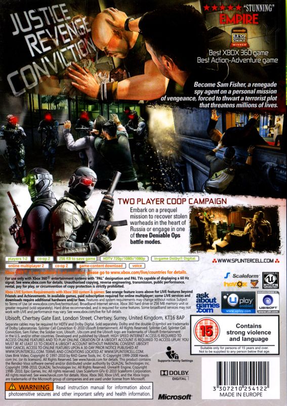 Tom Clancy's Splinter Cell: Conviction