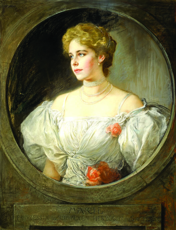Portrait of Princess Marie by Friedrich August von Kaulbach Portrait of Princess Marie by Friedrich August von Kaulbach