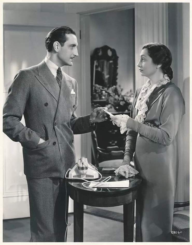 Basil Rathbone, Aline MacMahon