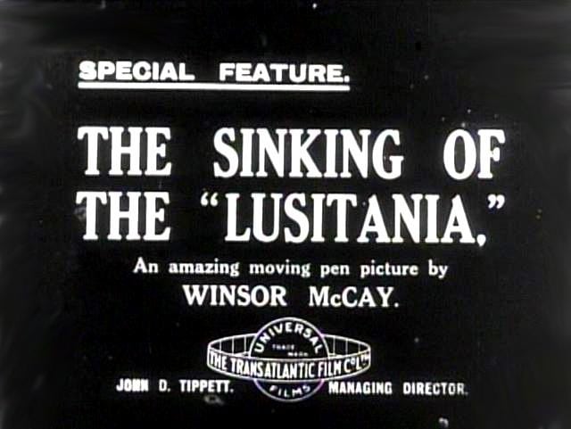 The Sinking of the 'Lusitania'