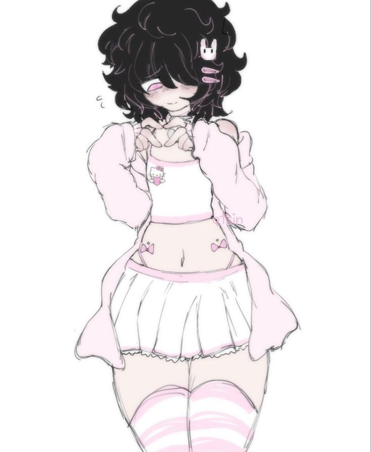 Femboy (OC) - drawing