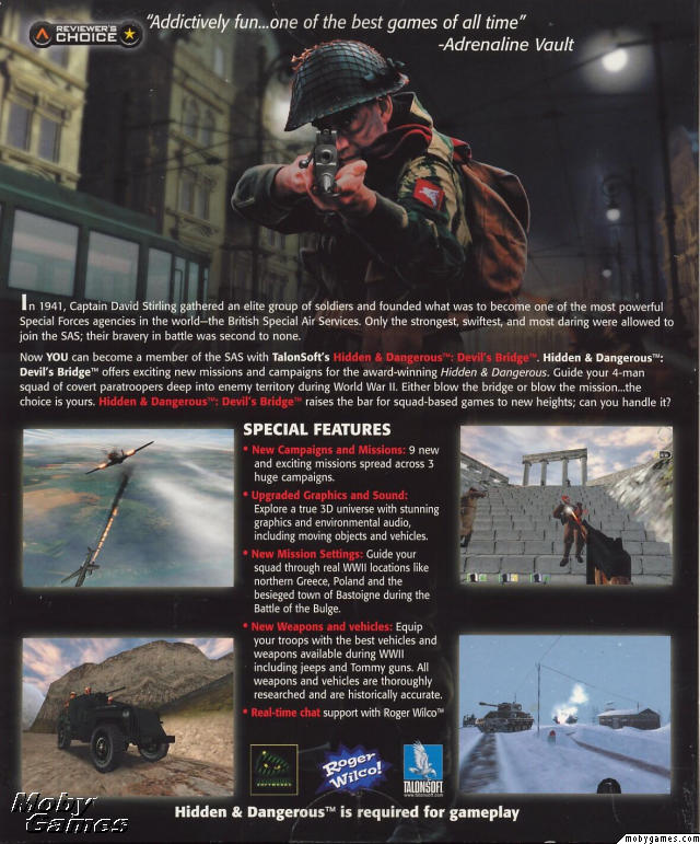 Hidden & Dangerous: Devil's Bridge / Fight for Freedom