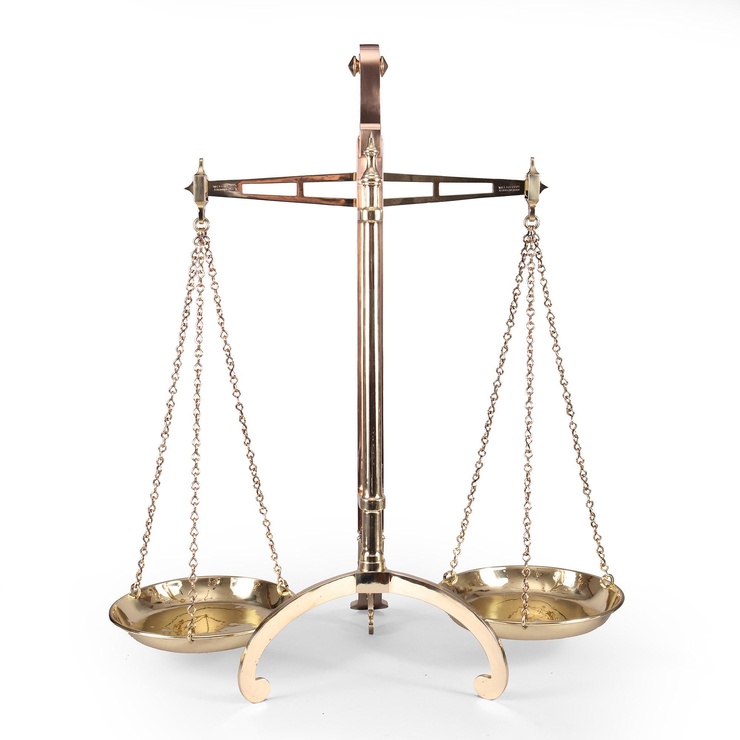W&T Avery banker's balance scale W&T Avery banker's balance scale