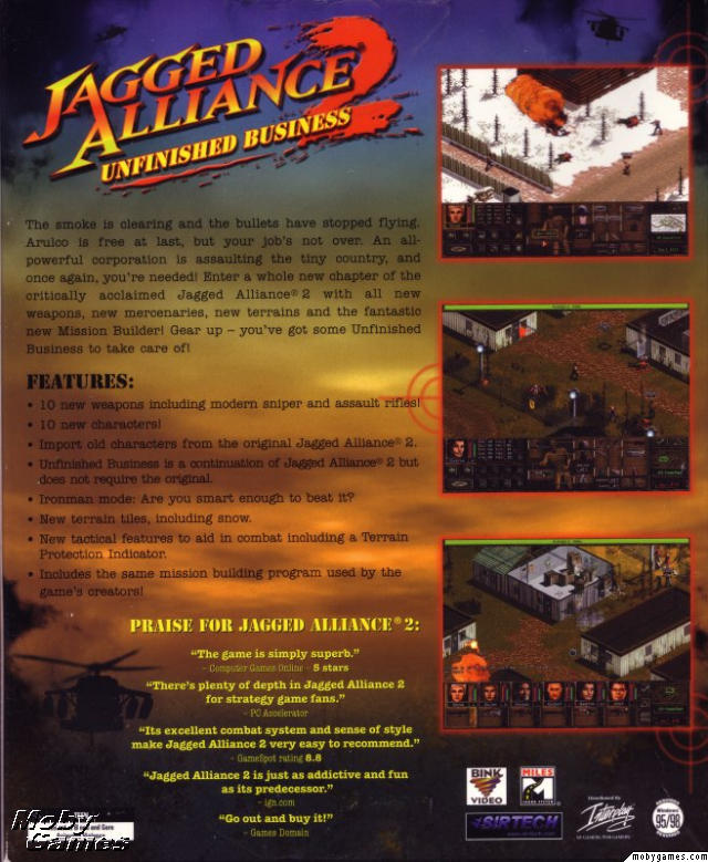 Jagged Alliance 2: Unfinished Business