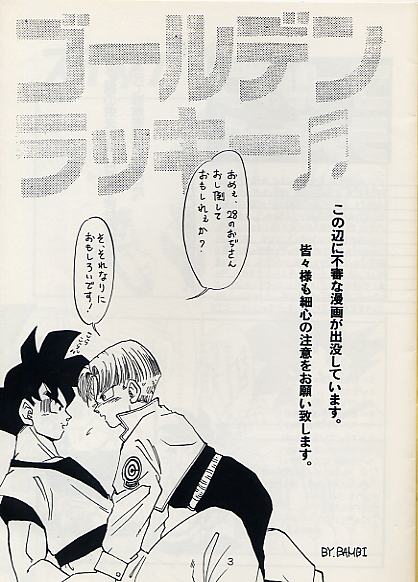 DragonBall Doujinshi: Golden Lucky