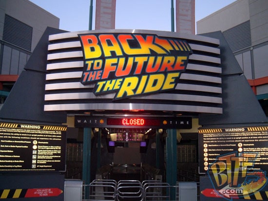 Back to the Future... The Ride