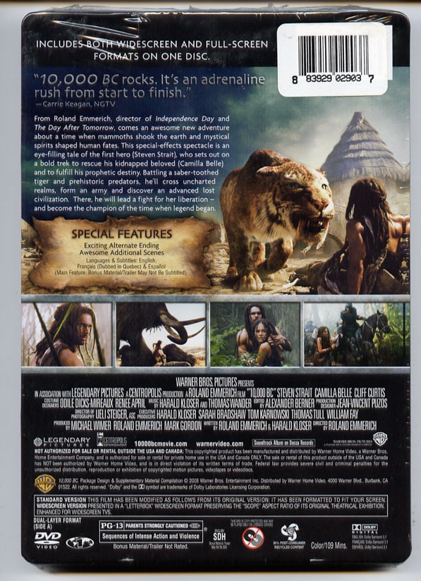 10,000 BC (Steelbook)