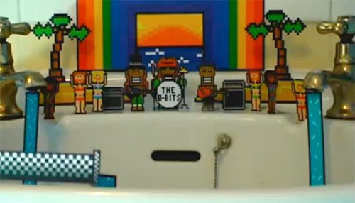 8-Bit Waterslide in Real Life!
