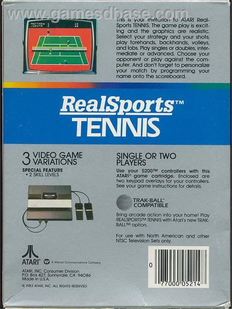 RealSports Tennis