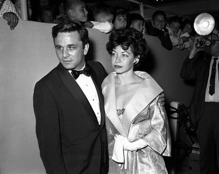 Peter Falk & wife Alyce arriving at the Oscars