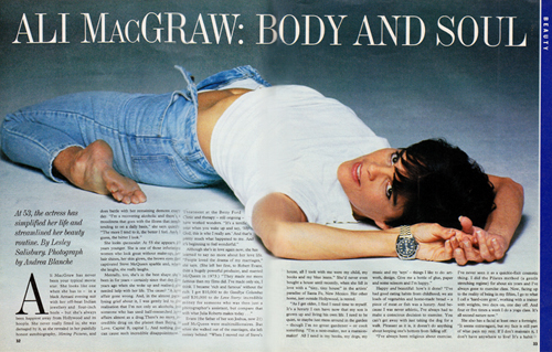 Ali MacGraw Ali MacGraw