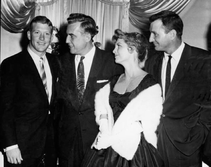 Mickey Mantle, Julie London & Bobby Troup