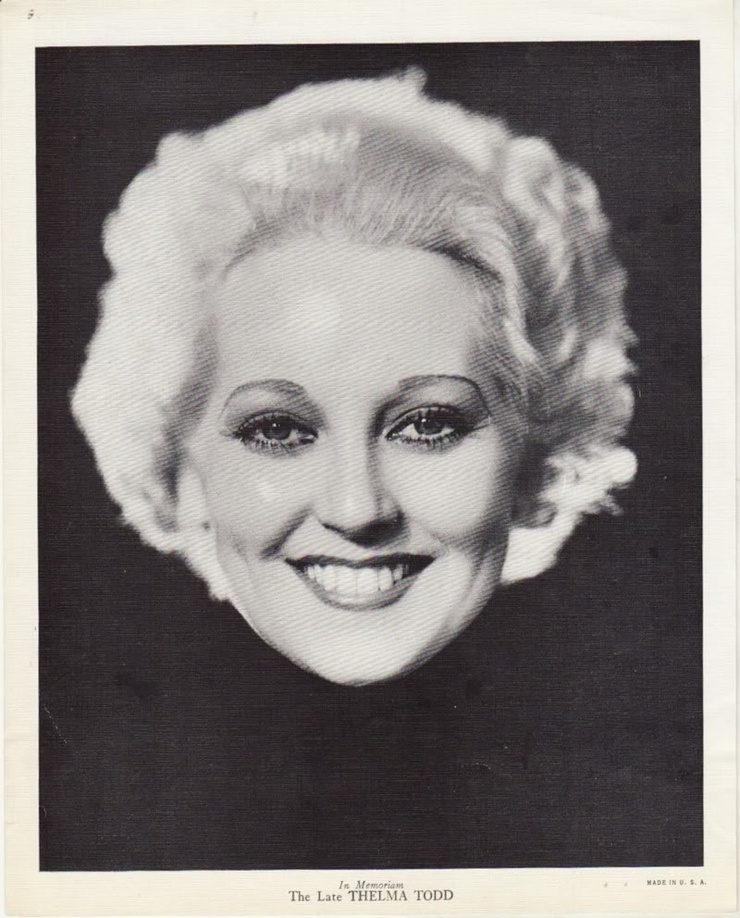 Thelma Todd Thelma Todd