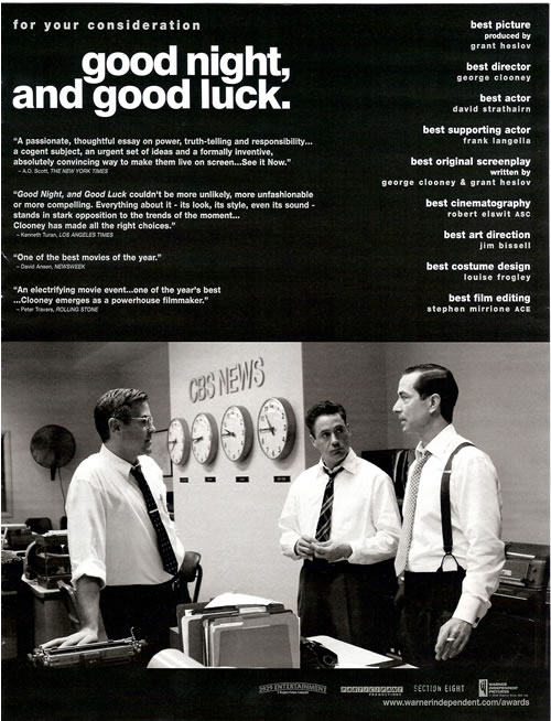 Good Night, and Good Luck.