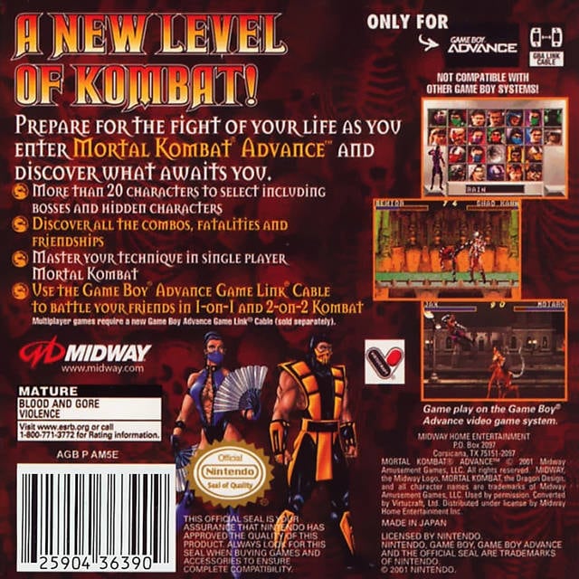 Mortal Kombat Advance