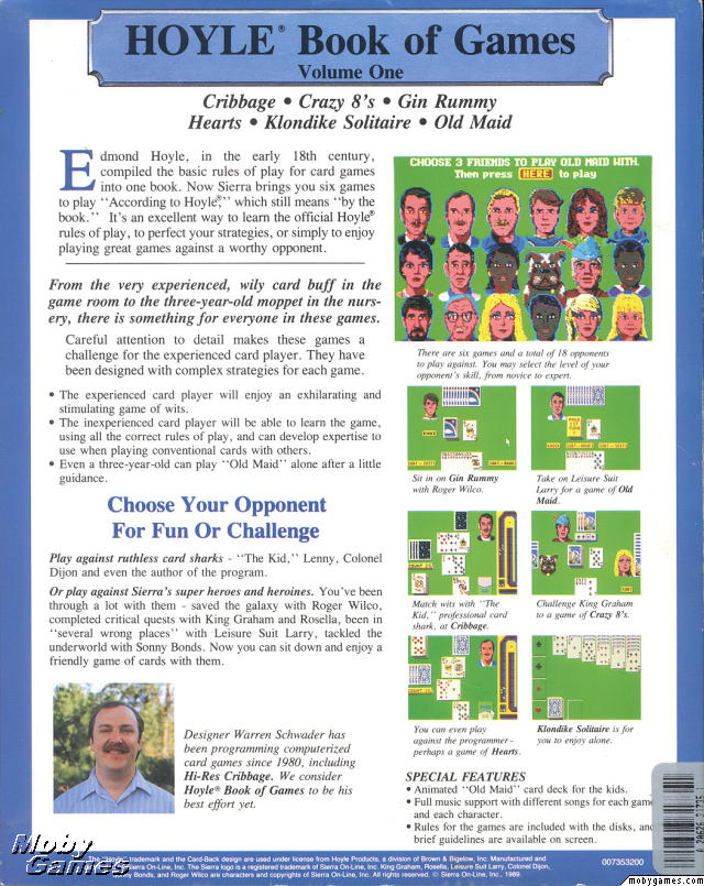 Hoyle Official Book of Games: Volume 1