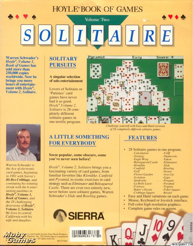 Hoyle Official Book of Games: Volume 2 - Solitaire