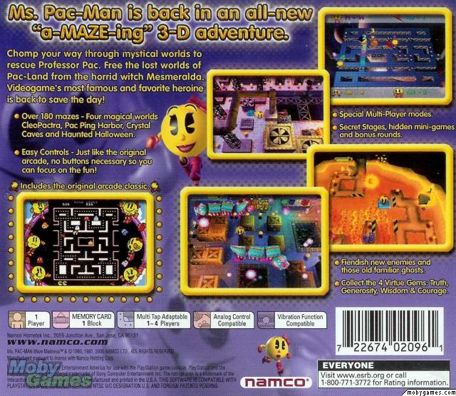 Ms. Pac-Man Maze Madness