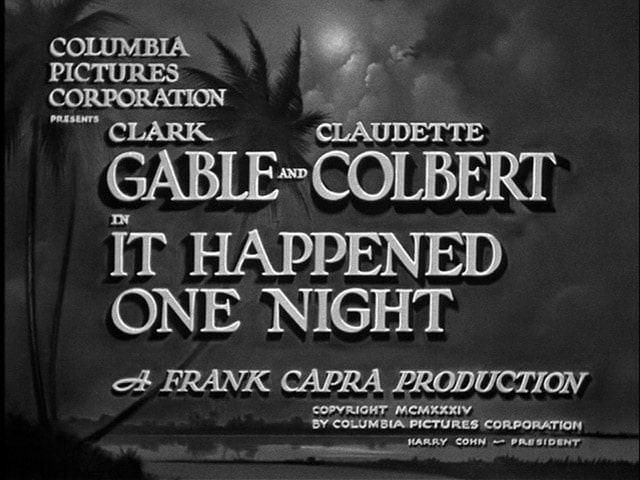 It Happened One Night It Happened One Night