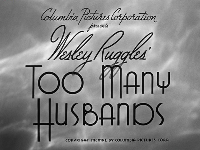 Too Many Husbands