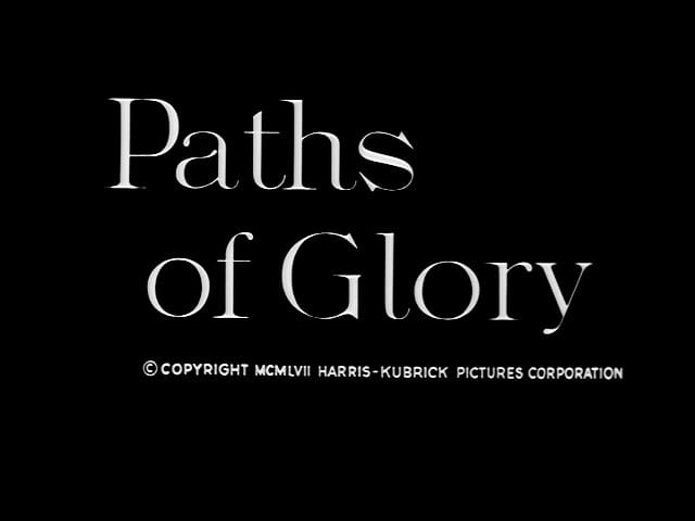 Paths of Glory