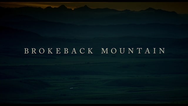Brokeback Mountain Brokeback Mountain