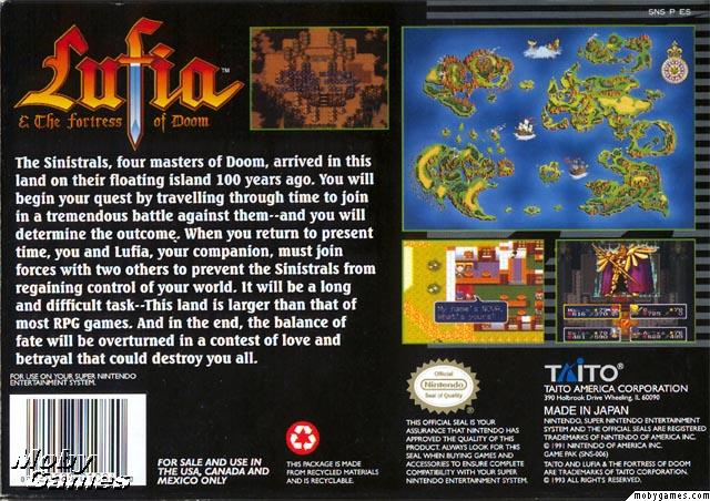 Lufia & the Fortress of Doom