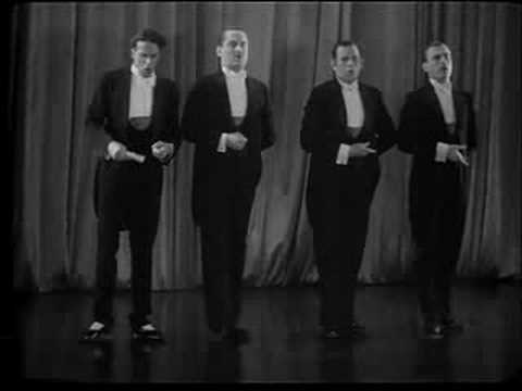 Jack Buchanan with the Glee Quartet