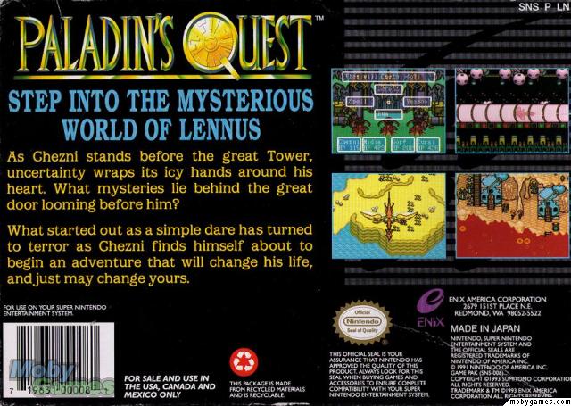 Paladin's Quest