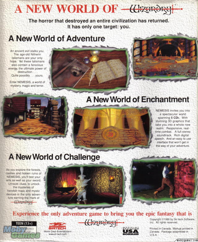 Nemesis: The Wizardry Adventure