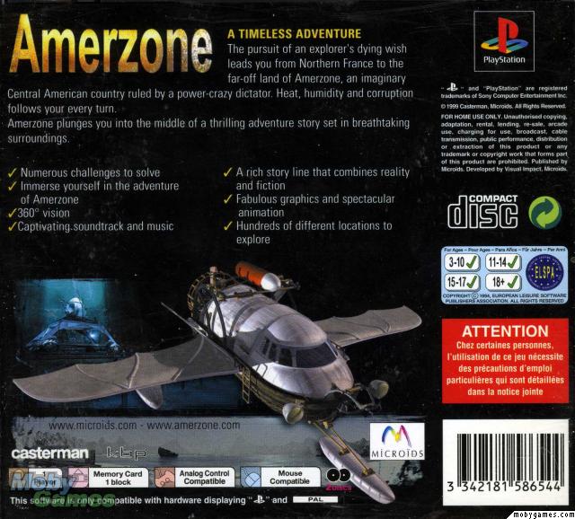 Amerzone: The Explorer's Legacy