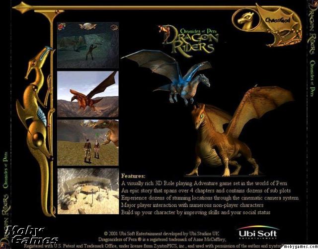 Dragon Riders: Chronicles of Pern