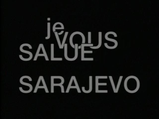 Je vous salue, Sarajevo