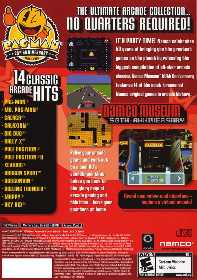 Namco Museum 50th Anniversary