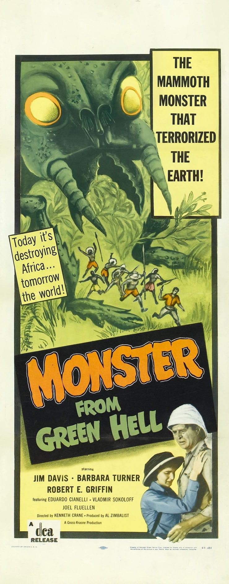 Monster from Green Hell (1957)