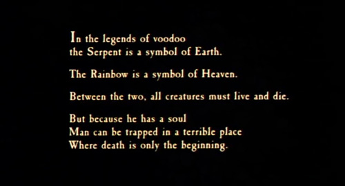 The Serpent and the Rainbow
